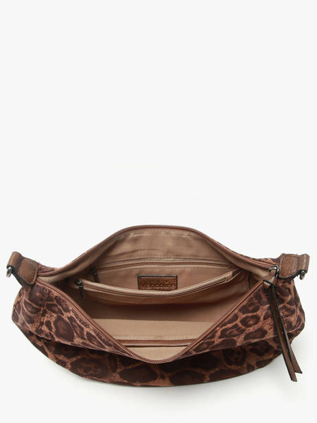 Cross Body Tas Leopard Miniprix Bruin leopard L ander zicht 1